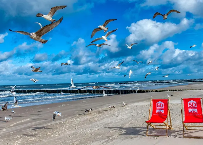 124 Z Ogrodkiem, Basenem I Gratis - 5d * Niechorze