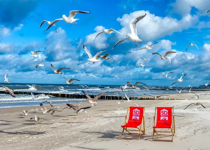 124 Z Ogrodkiem, Basenem I Gratis - 5d Niechorze