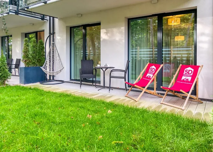 124 Z Ogrodkiem, Basenem I Gratis - 5d * Niechorze